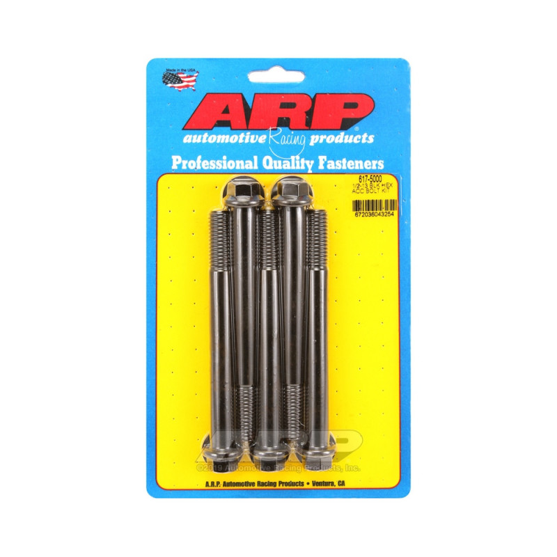 Set de șuruburi și piulițe universale ARP 1/2-13 – Șuruburi hexagonale cu finisaj negru oxidat, x5 - ARP-617-5000 - 617-5000 - 3666618191782